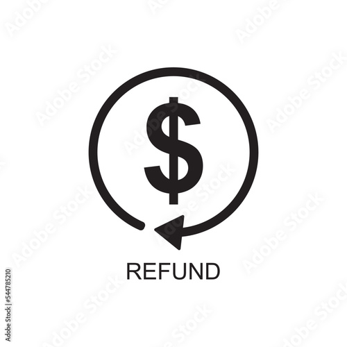 refund icon , business icon vector