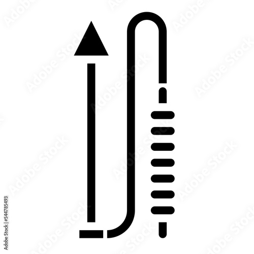 harpoon glyph icon style