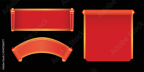 Set of chinese scrolls