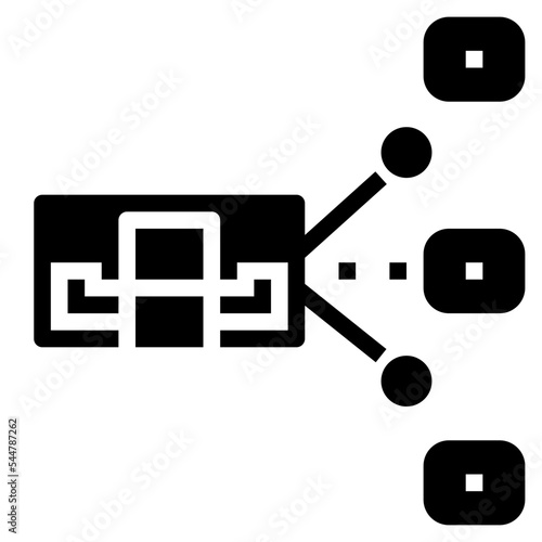 sharing content glyph icon style