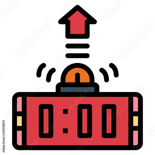 uptime filled outline icon style