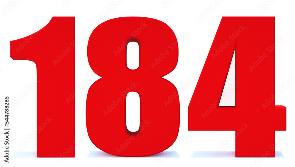 Fototapeta premium 184 number