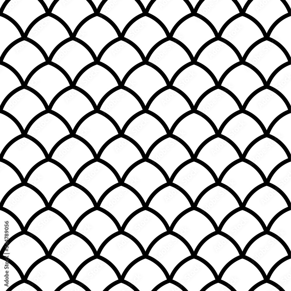 Seamless fish scales or snake skin pattern. Squama texture. Japanese traditional mermaid ornament. Seamless fish scales or snake skin pattern. Squama texture. Japanese traditional mermaid ornament.