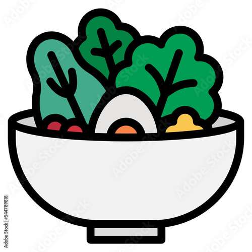 salad line icon
