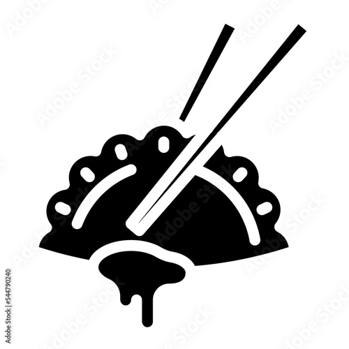 gyoza glyph icon