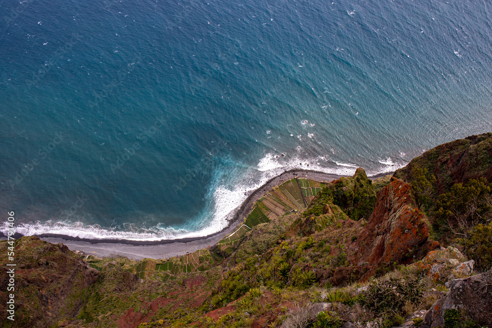 Coastline on Madeira island, Portugal
