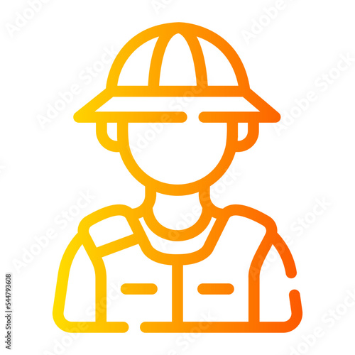 archeologist gradient icon