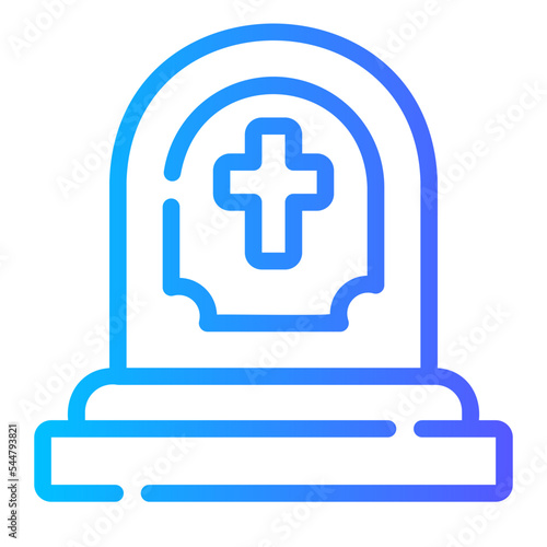 tomb gradient icon