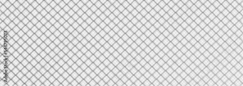 Metal wire mesh shadow. Abstract overlay background with blurred pattern of fence grid, rabitz net isolated on transparent background, vector realistic illustration