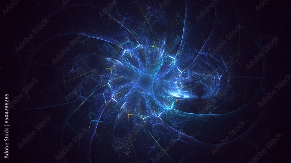 3D rendering abstract multicolor fractal light background 3D rendering abstract multicolor fractal light background