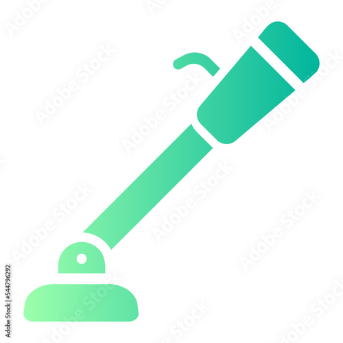 metal detector gradient icon