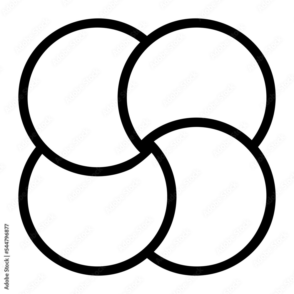 abstract shape line icon