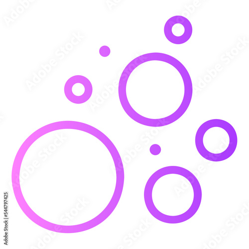 bubble gradient icon