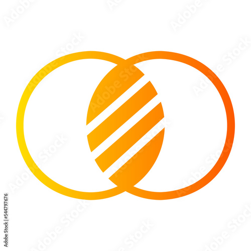 merging gradient icon