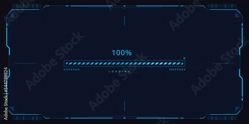 Game loading on monitor technology concept design