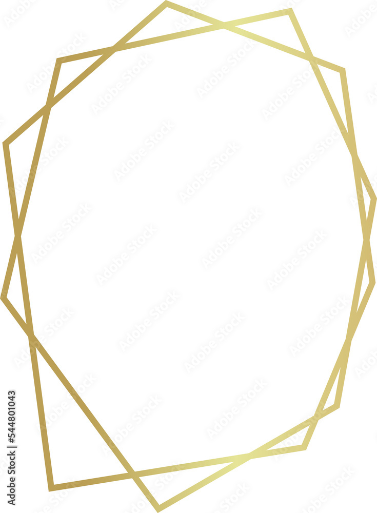 golden geometric frame golden geometric frame