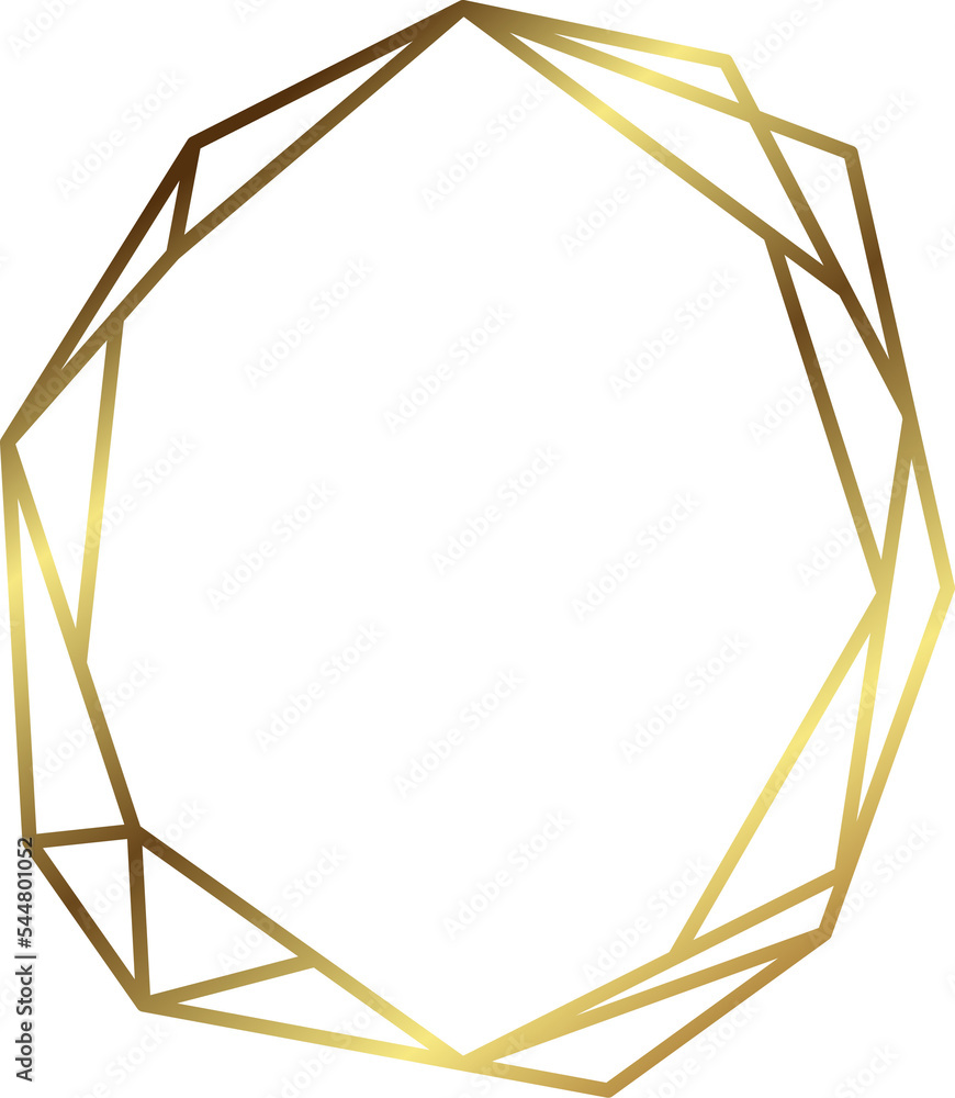 golden geometric frame golden geometric frame
