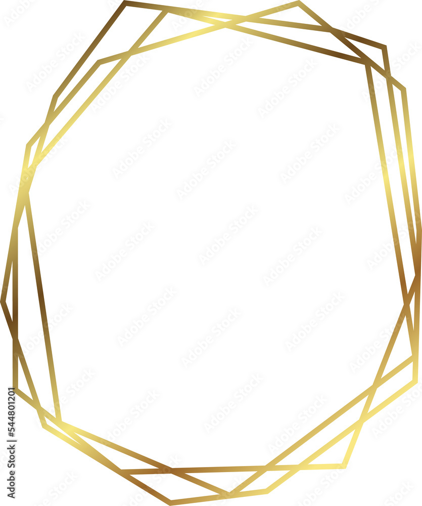 golden geometric frame golden geometric frame