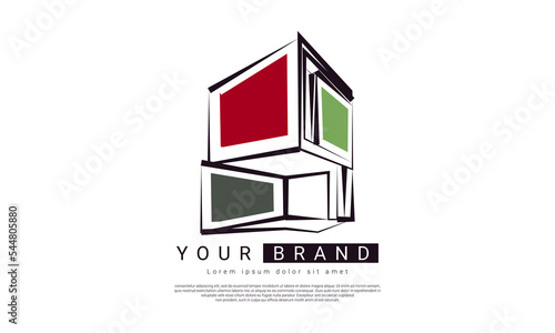 Home Logo, Creatively packaged for your Real estate, home, architect and design business