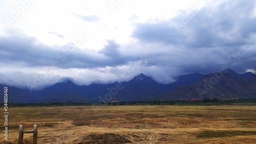 landscape with clouds