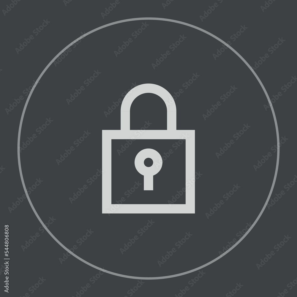 Lock icon, lock screen icon for web user interface design Lock icon, lock screen icon for web user interface design
