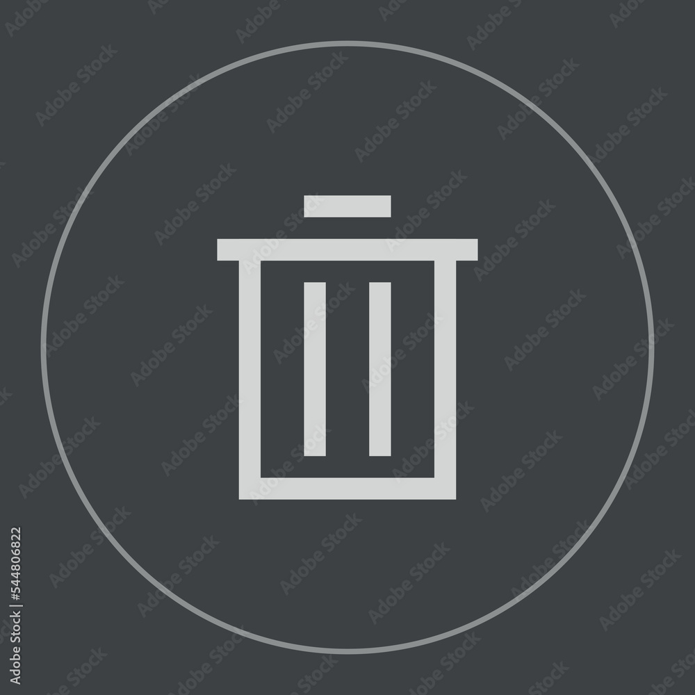 Delete icon clear icon recycle bin icon for web user interface design Delete icon clear icon recycle bin icon for web user interface design