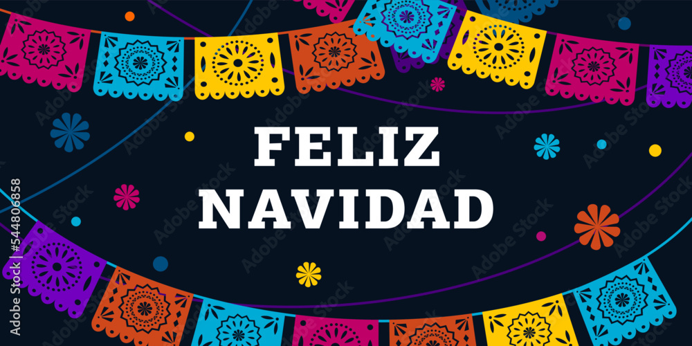 Feliz Navidad Merry Christmas Banners Vector Vector Art & Graphics | freevector.com for Feliz Navidad Banner Printable Free