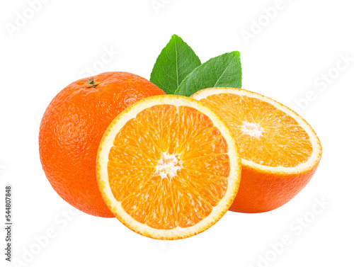 Orange citrus fruit isolated on transparent png