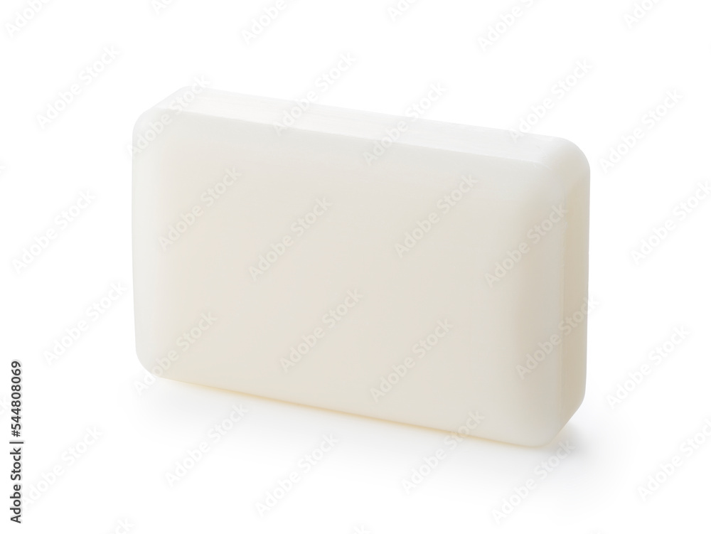 Solid soap placed on a white background. Solid soap placed on a white background.