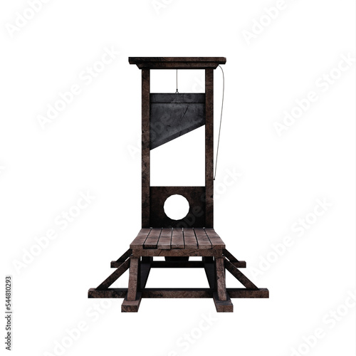 Картината върху платно Guillotine