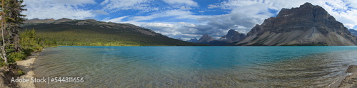 Fototapeta Naklejka Na Ścianę i Meble -  View of Bow Lake in Banff National Park,Alberta,Canada,North America
