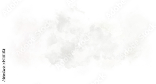 White fog on a transparent background