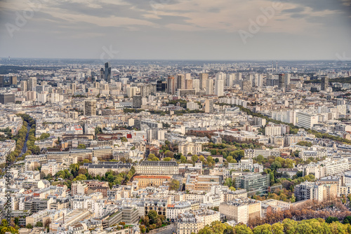 Paris from above, HDR Image © mehdi33300