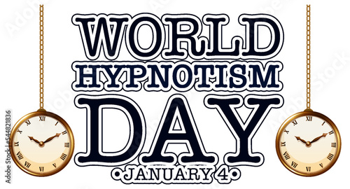 World hypnotism day January icon