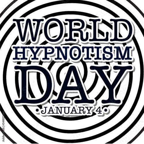 World hypnotism day January icon