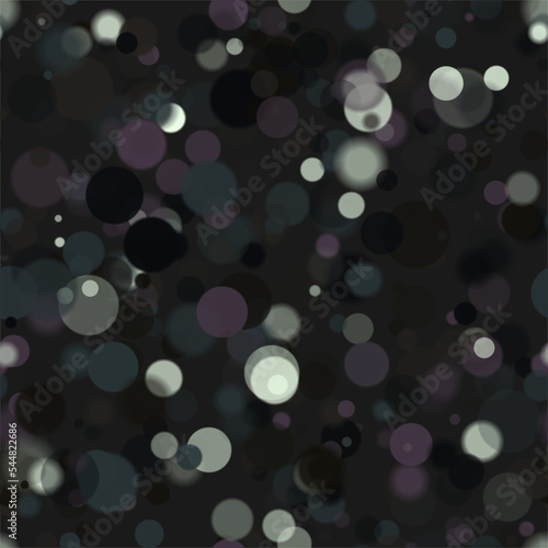 Background pattern abstract seamless design texture. Dark. Theme is about flare, inspiration, sparkles, air, overlay, colors, defocused, decoration, abstract, lights, soft, circle, color