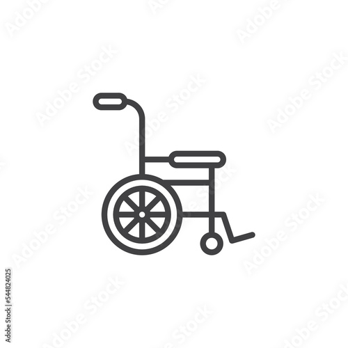 Disabled AID line icon