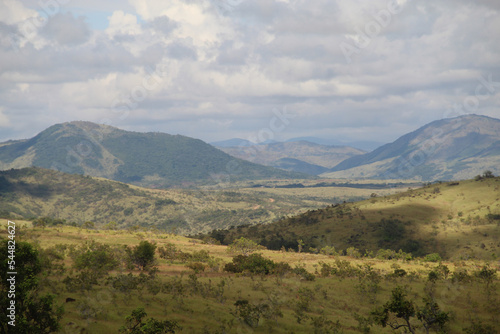 Paisagem do interior de Uiramutã, Roraima, municipio mais ao norte do Brasil 