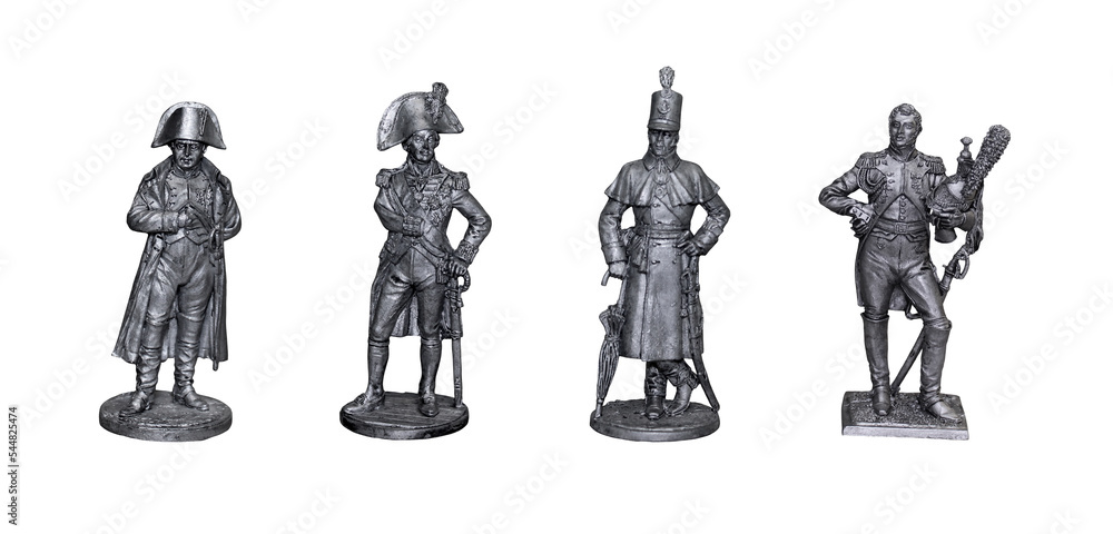 Napoleon Bonaparte, Horatio Nelson, English officer and French dragoon. Historical figures. Napoleon Bonaparte, Horatio Nelson, English officer and French dragoon. Historical figures.
