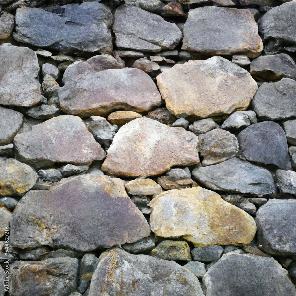 Dry stone wall background texture cloesup