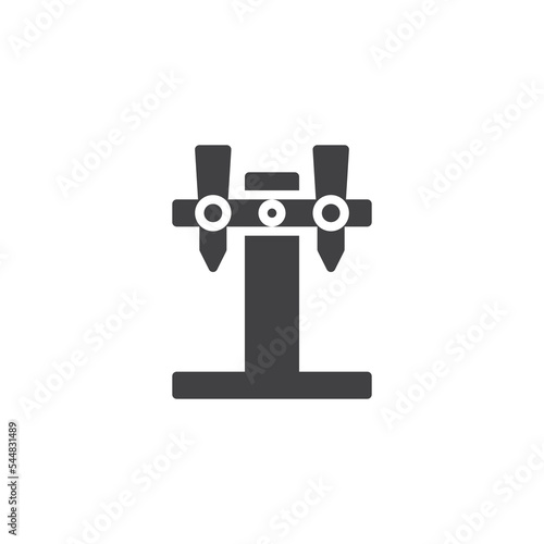 Beer tap vector icon