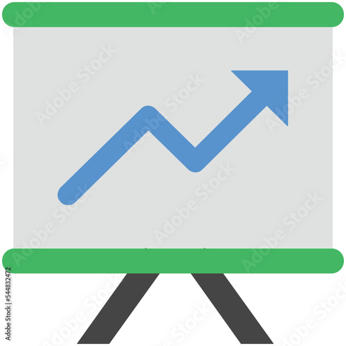 Graph Flat Illustration