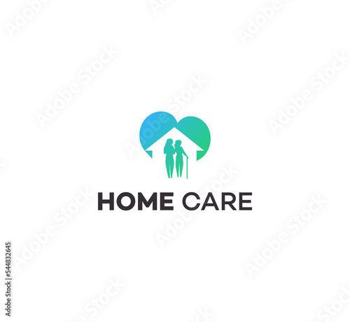 Home care logo design . House Care logo Template, Medical House Logo.