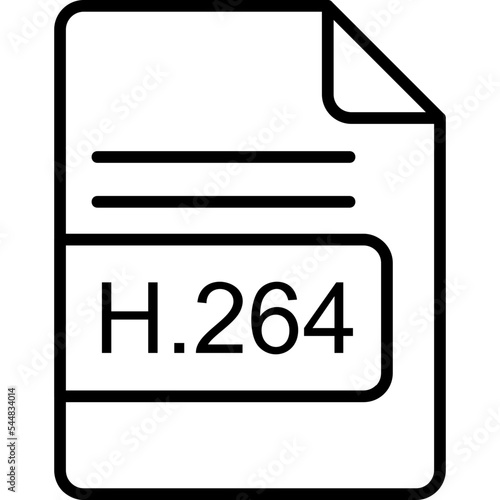 H.264 File Format Icon