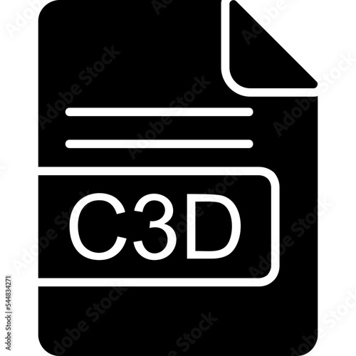 C3D File Format Icon photo