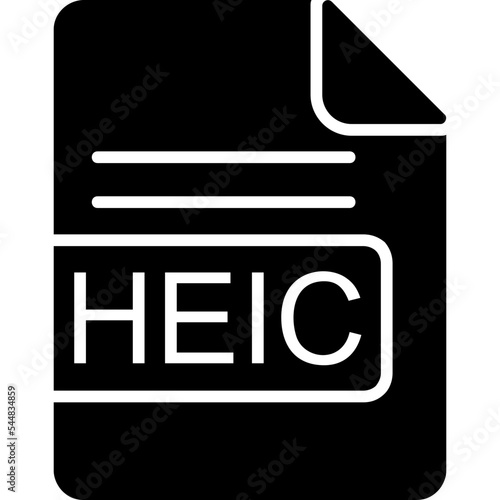 HEIC File Format Icon photo