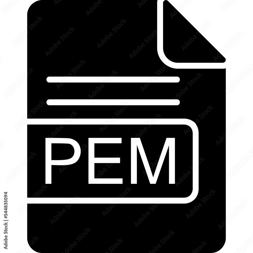 PEM File Format Icon PEM File Format Icon