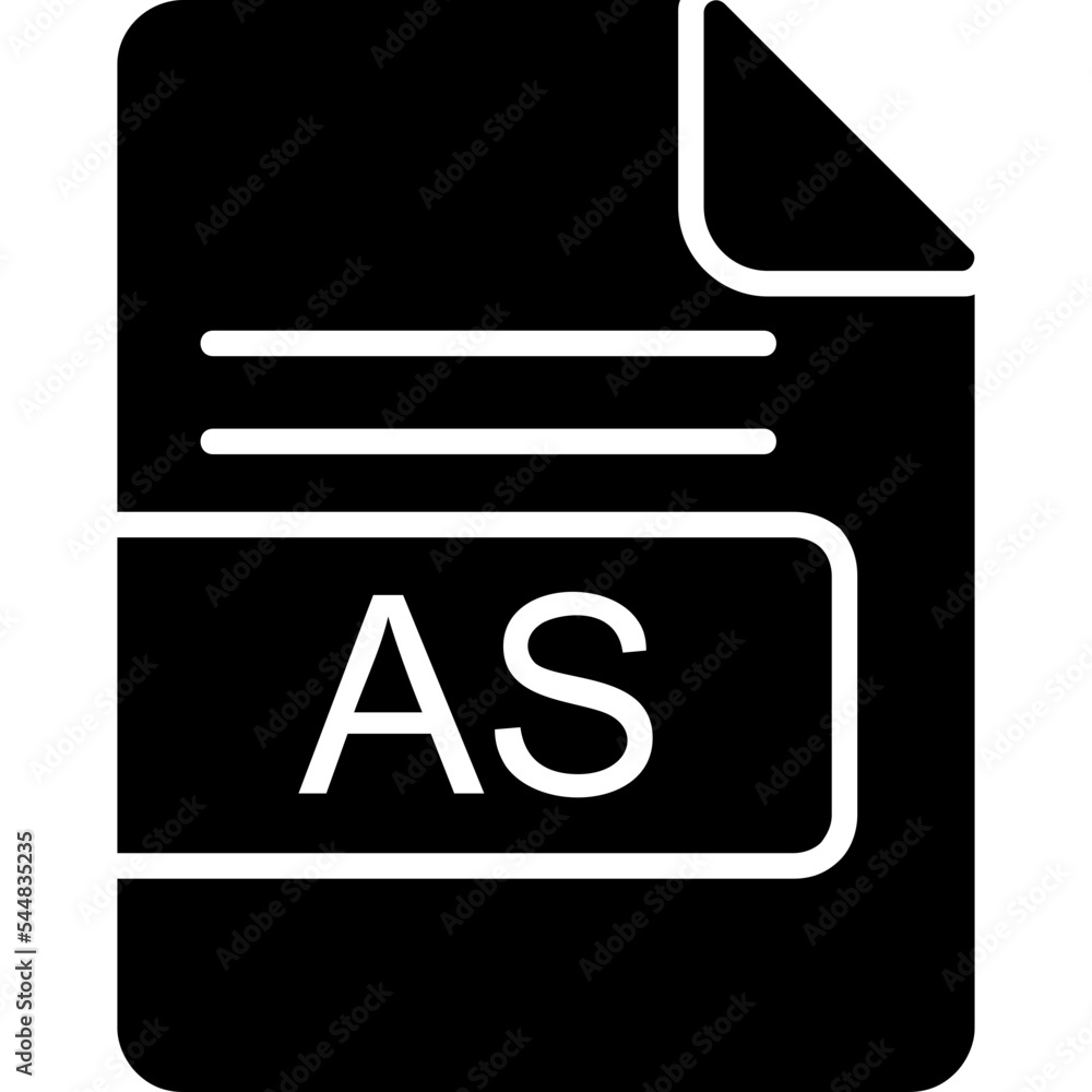 AS File Format Icon AS File Format Icon