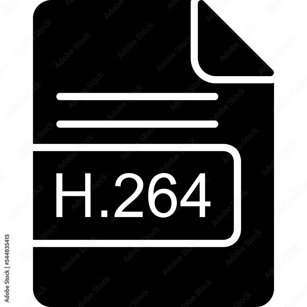 H.264 File Format Icon H.264 File Format Icon