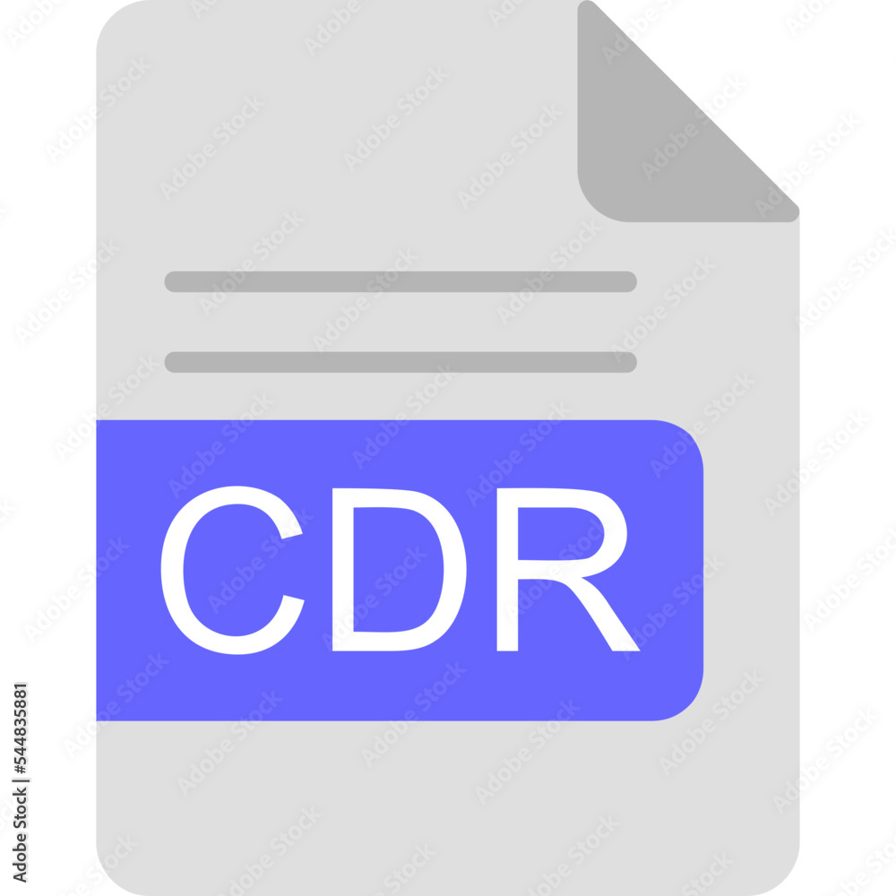 CDR File Format Icon CDR File Format Icon